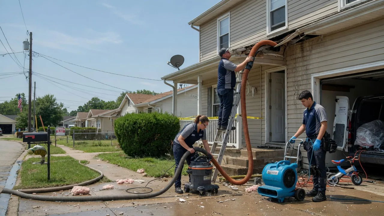 Water Damage Restoration in Woodworth, LA near me